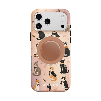 Spooky Kitty MagSafe Phone Case Grip Set