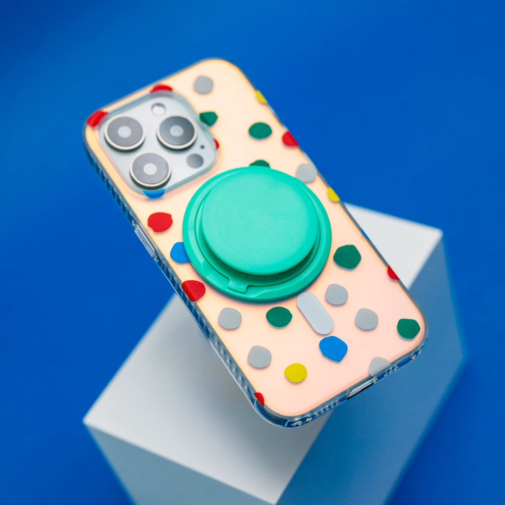 Opalescent Polka Dot | Bubble MagSafe Phone Case Grip Set