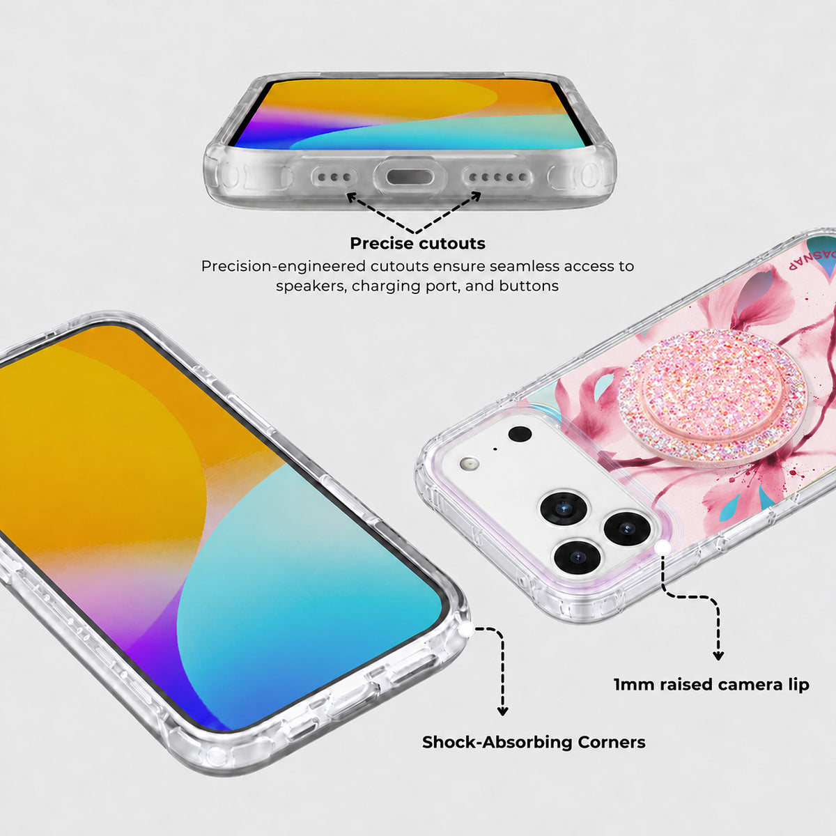 Iris Reverie MagSafe Phone Case Grip Set