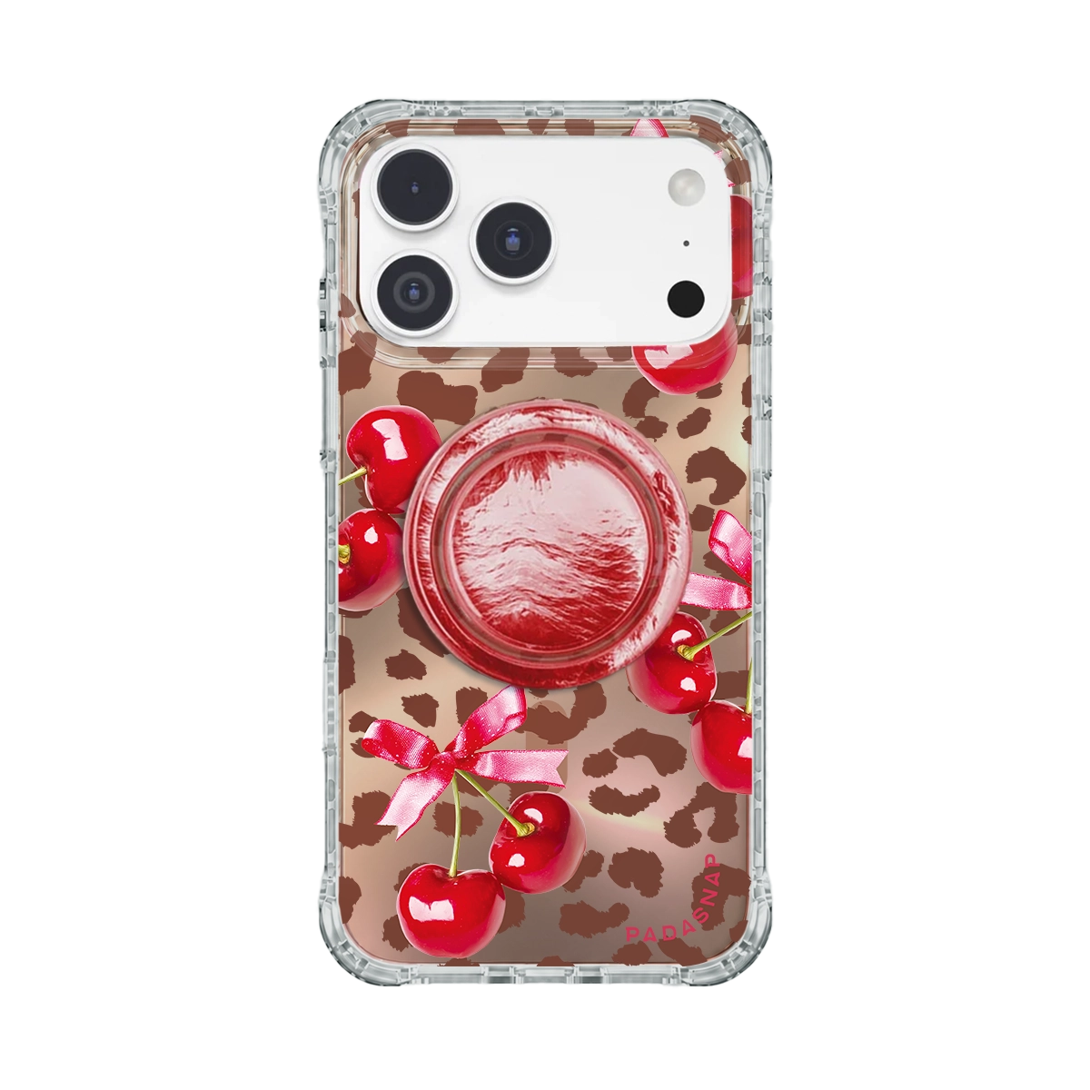 Cherry Luxe | Red MagSafe Phone Case Grip Set