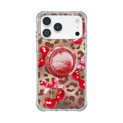Cherry Luxe | Red MagSafe Phone Case Grip Set