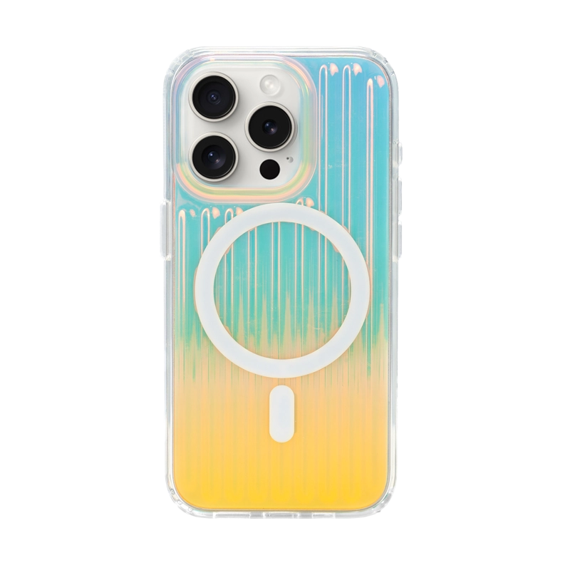 Vibrant Holiday | Laser Golden MagSafe Phone Case