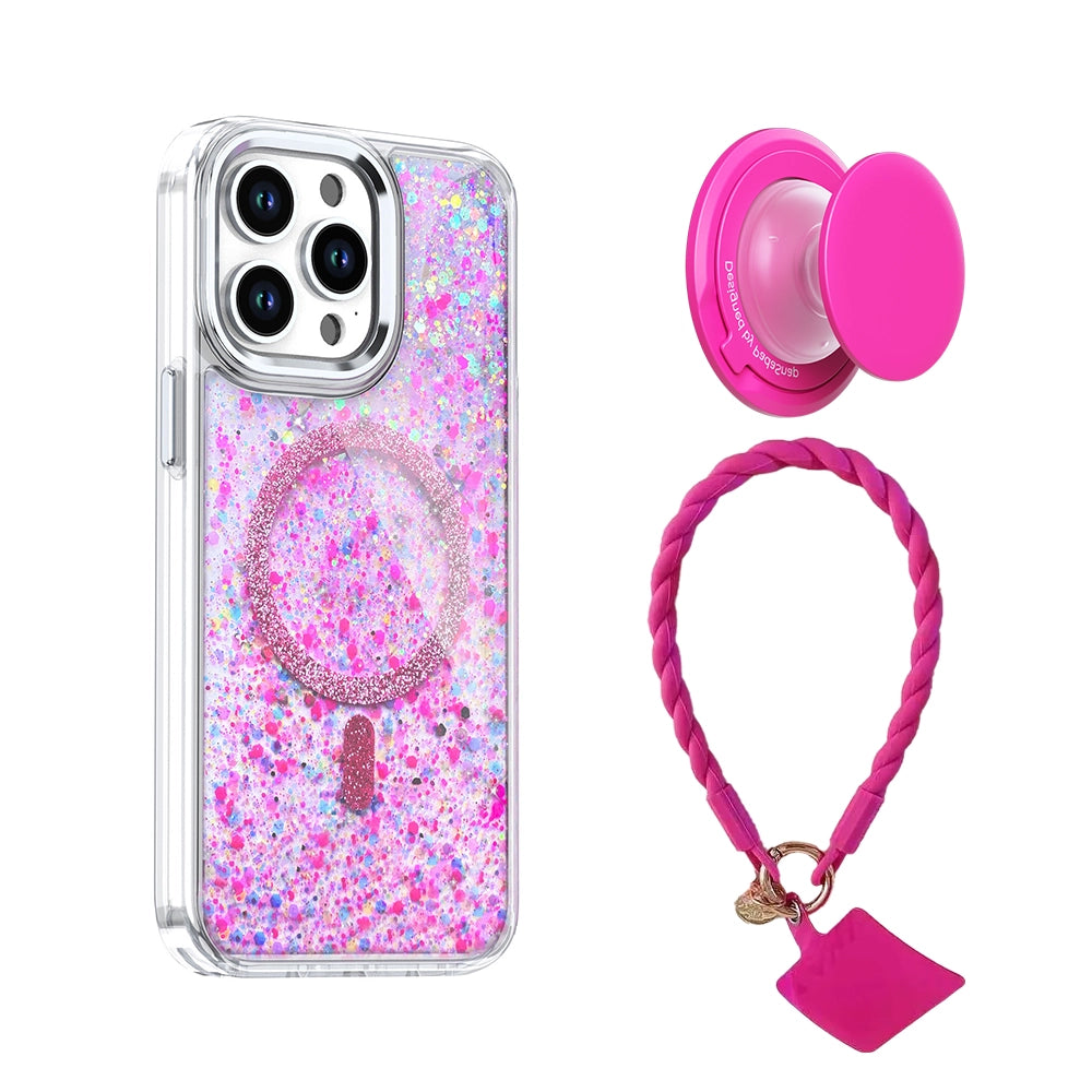 All That Glitter | MagSafe Phone Case Grip Strap With Removable Corners