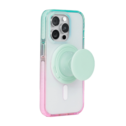 Color Clash Fantasia | Clear MagSafe Phone Case Grip Set