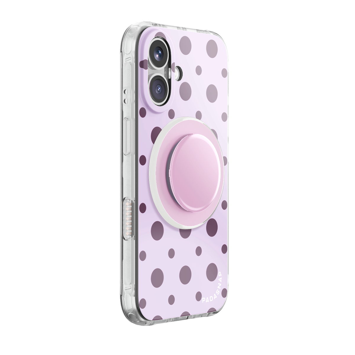Cider Polka｜Purple MagSafe Phone Case Grip Set