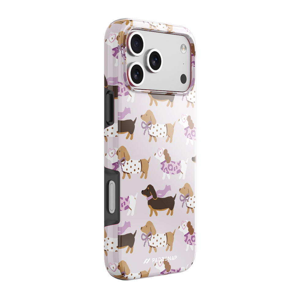 EverTail Love Dog Purple MagSafe Phone Case