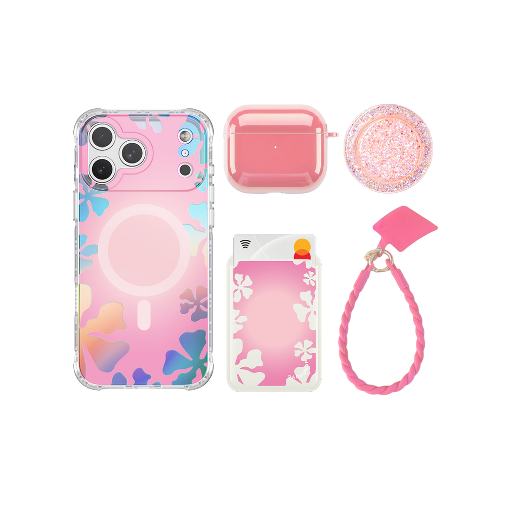 SunnyWrap Pink iPhone Bundle Set