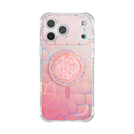 Vacay Glow Pink MagSafe Phone Case Grip Set