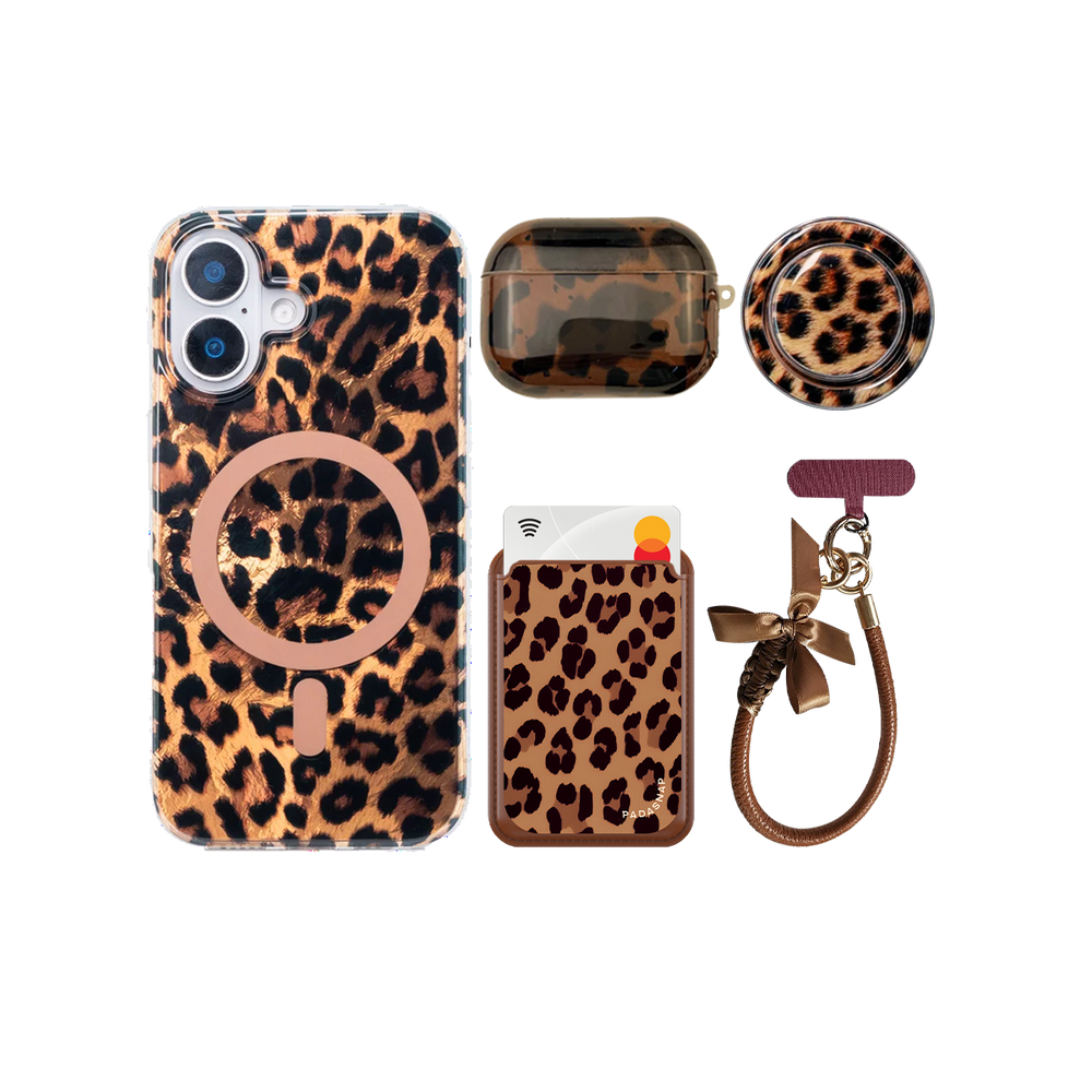 Cool Leopard iPhone Bundle Set