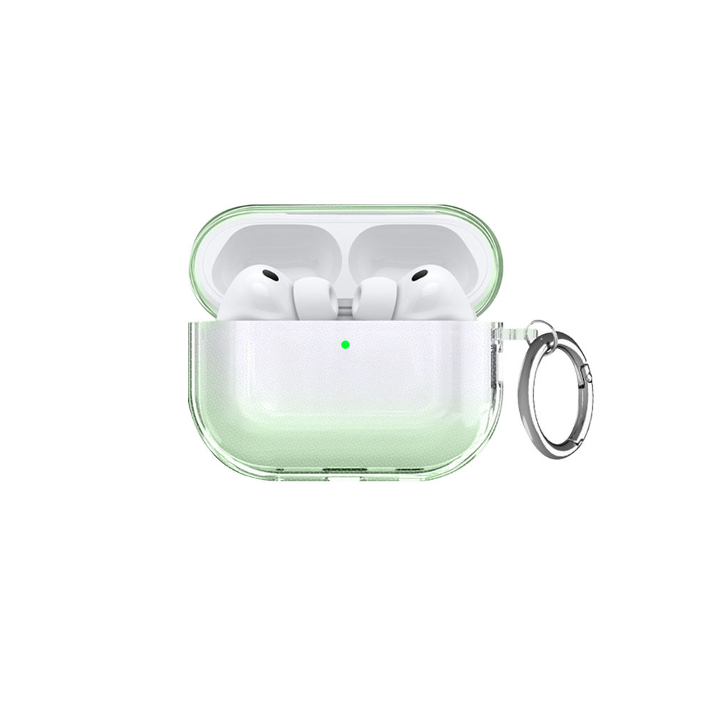 Mint Glow Blue Airpods Case