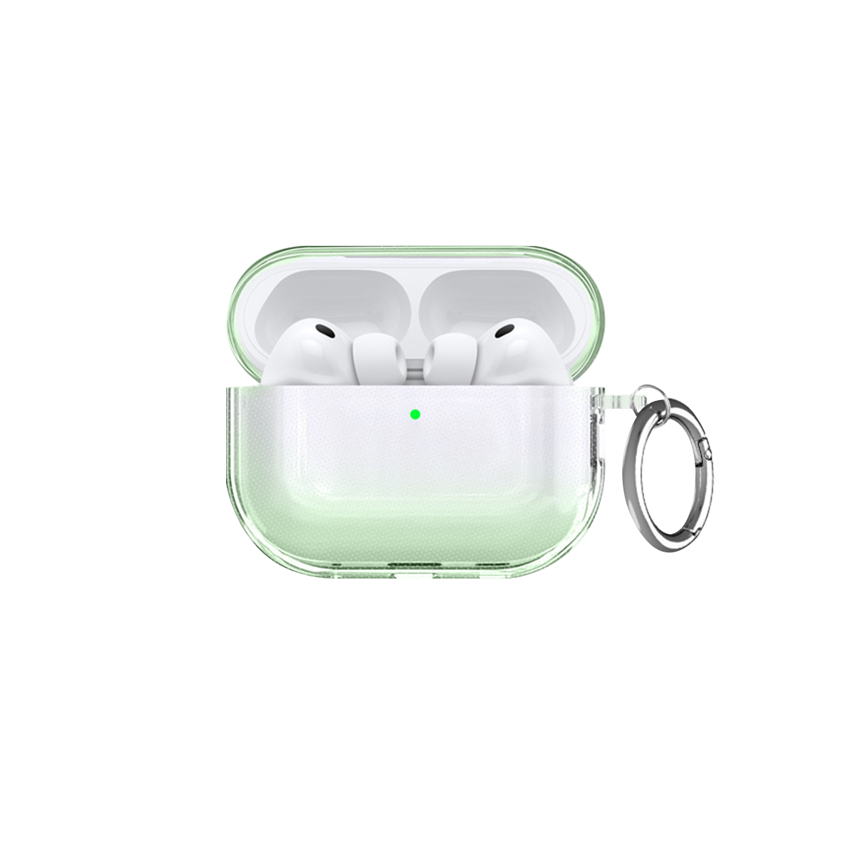 Mint Glow Blue Airpods Case