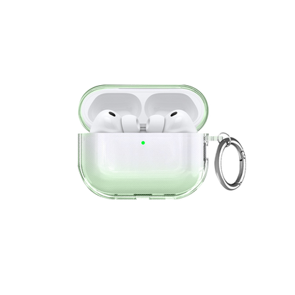 Mint Glow Blue Airpods Case