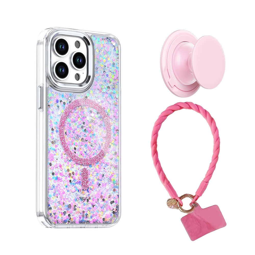 All That Glitter | MagSafe Phone Case Grip Strap With Removable Corners