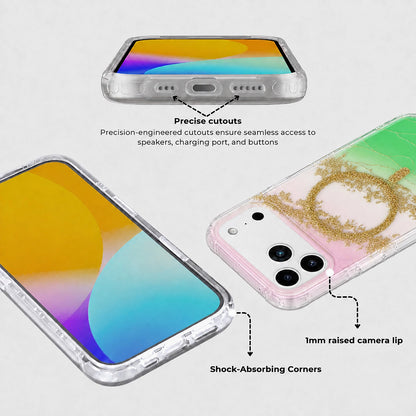 Gilded Gradient Clear MagSafe Phone Case