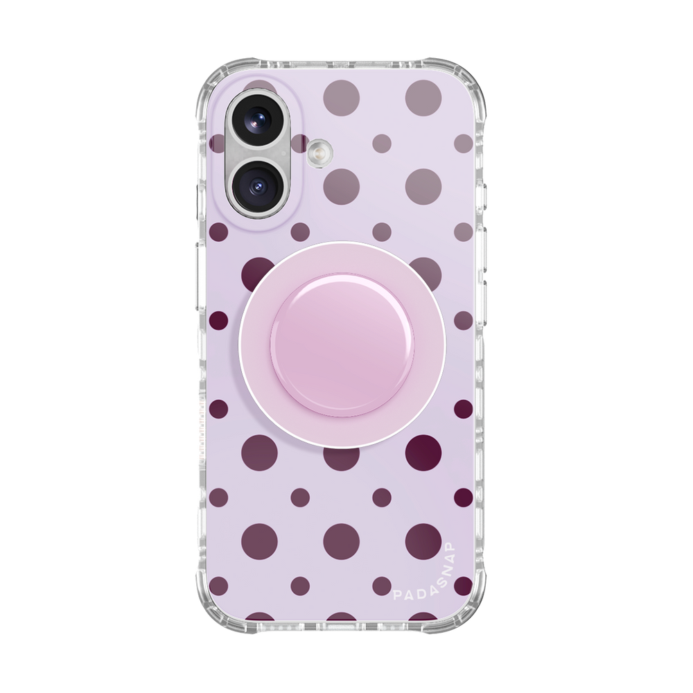 Cider Polka｜Purple MagSafe Phone Case Grip Set