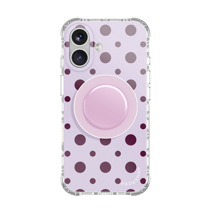 Cider Polka｜Purple MagSafe Phone Case Grip Set