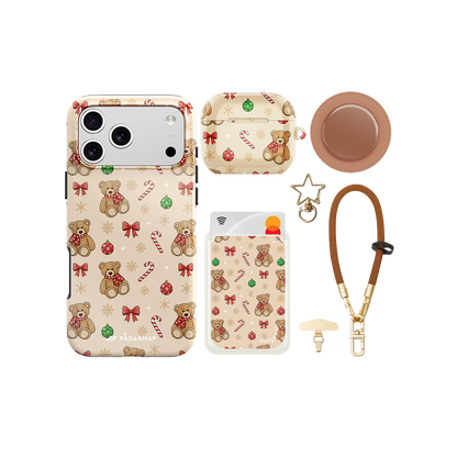 Teddy Christmas iPhone Bundle Set