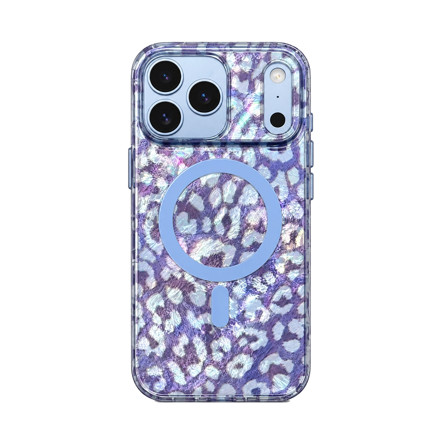 Wild Lilac Leopard MagSafe Phone Case