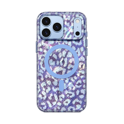 Wild Lilac Leopard MagSafe Phone Case