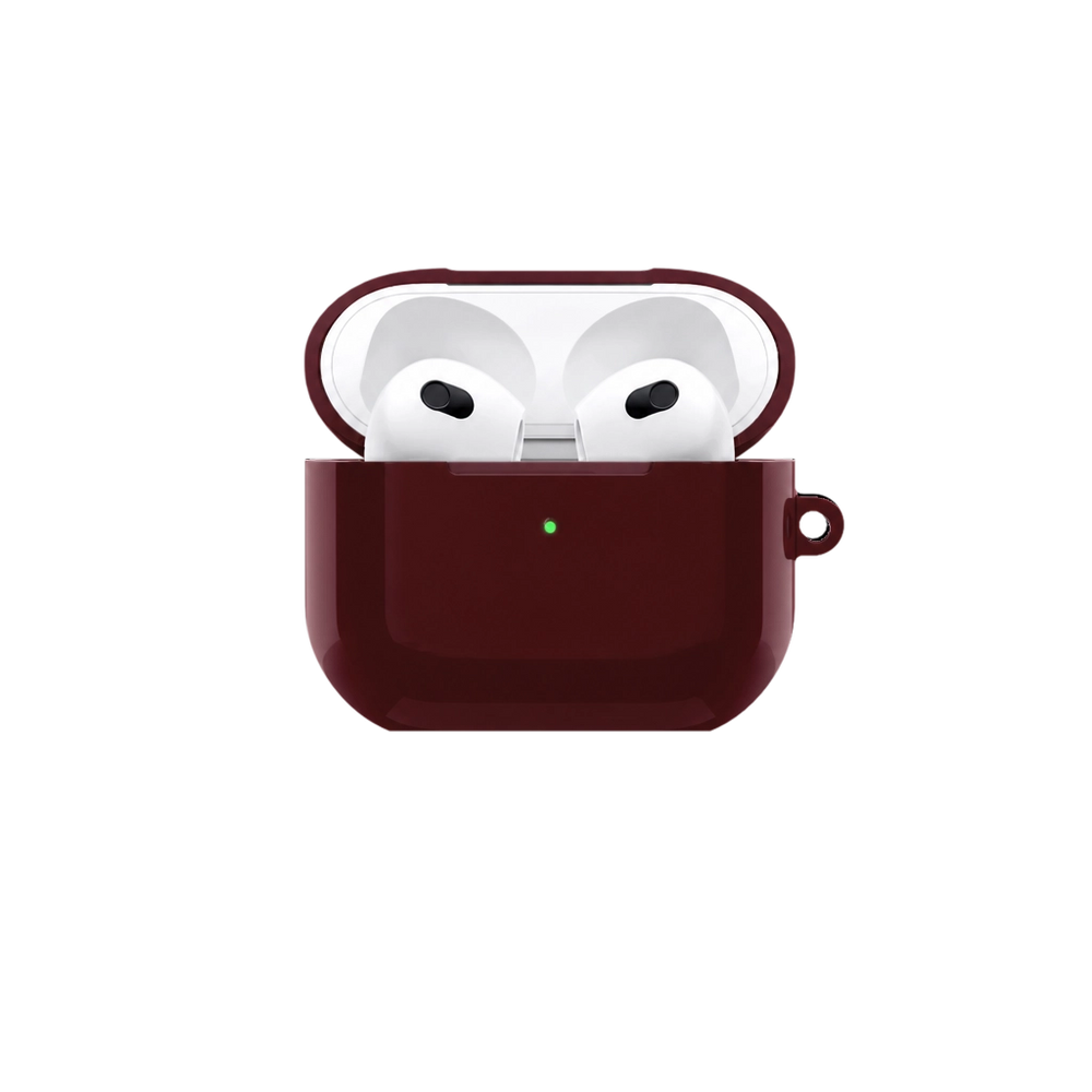 Burgundy AirPods Case