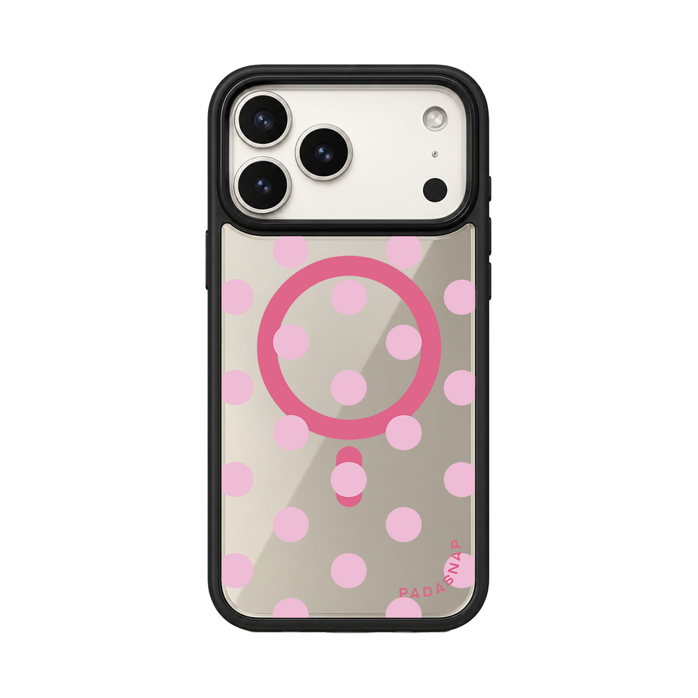 Pink Dot Mirror MagSafe Phone Case