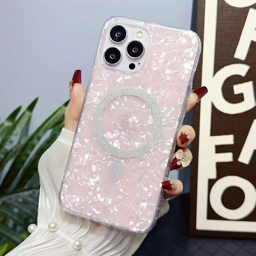 Glitter Seashell | MagSafe Phone Case - PadaSnap