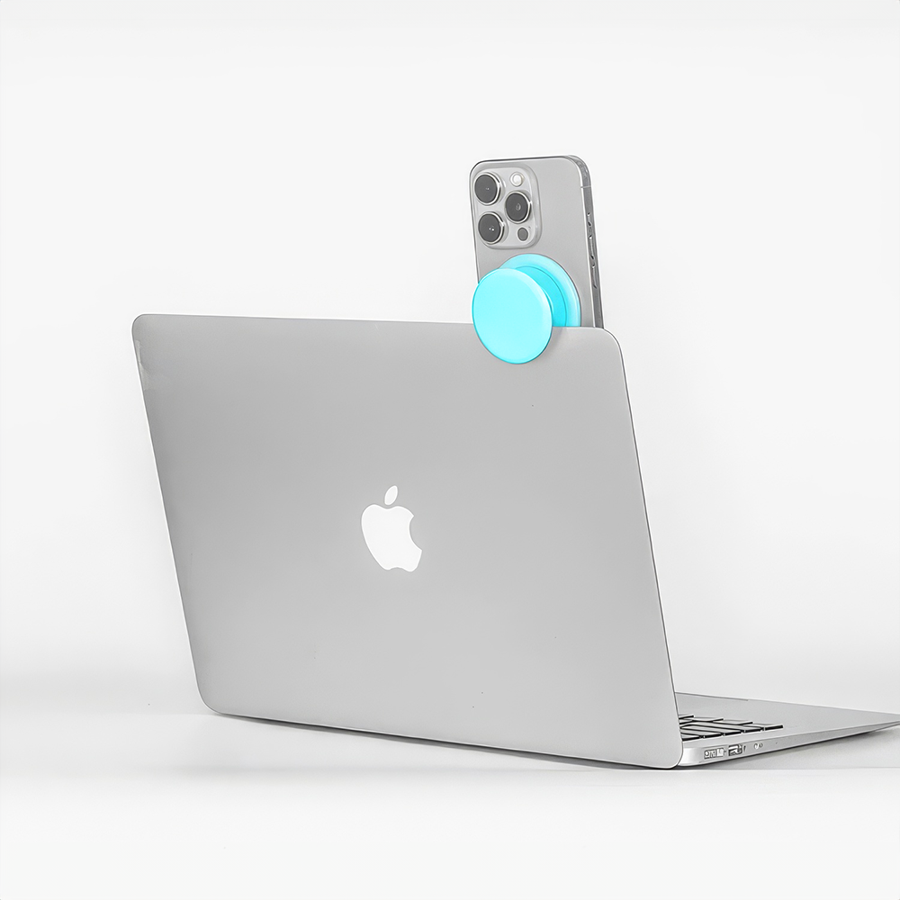 Tiny Waist | Blue Silicone MagSafe Phone Grip Holder