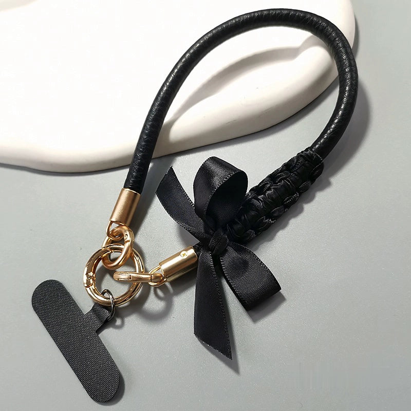 Elegant Bows | Leather Phone Strap