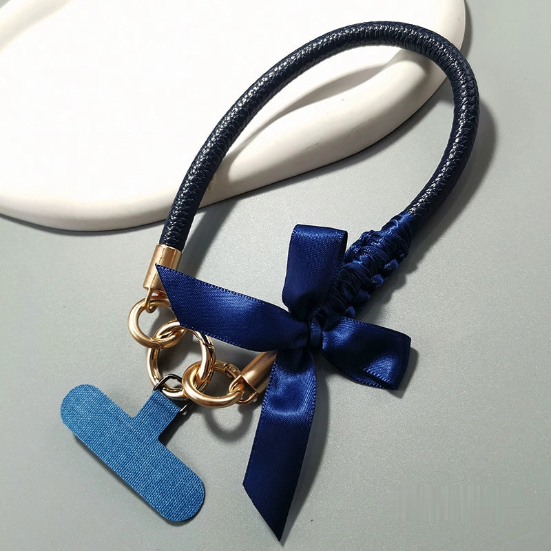 Elegant Bows | Leather Phone Strap