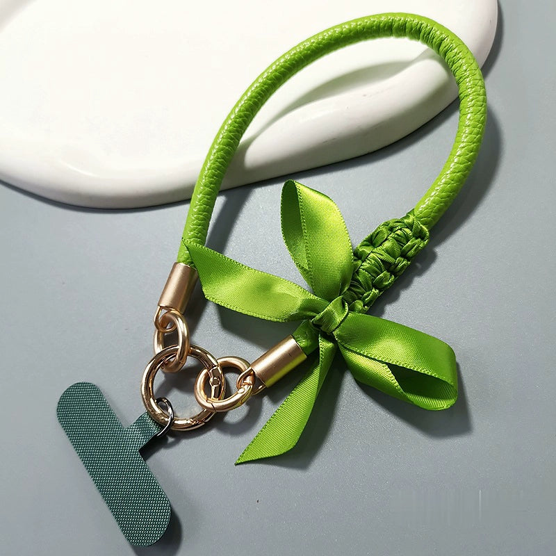 Elegant Bows | Leather Phone Strap