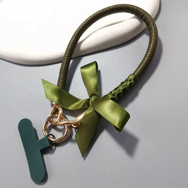 Elegant Bows | Leather Phone Strap