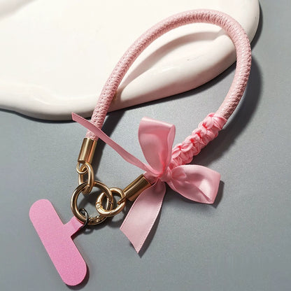 Elegant Bows | Leather Phone Strap