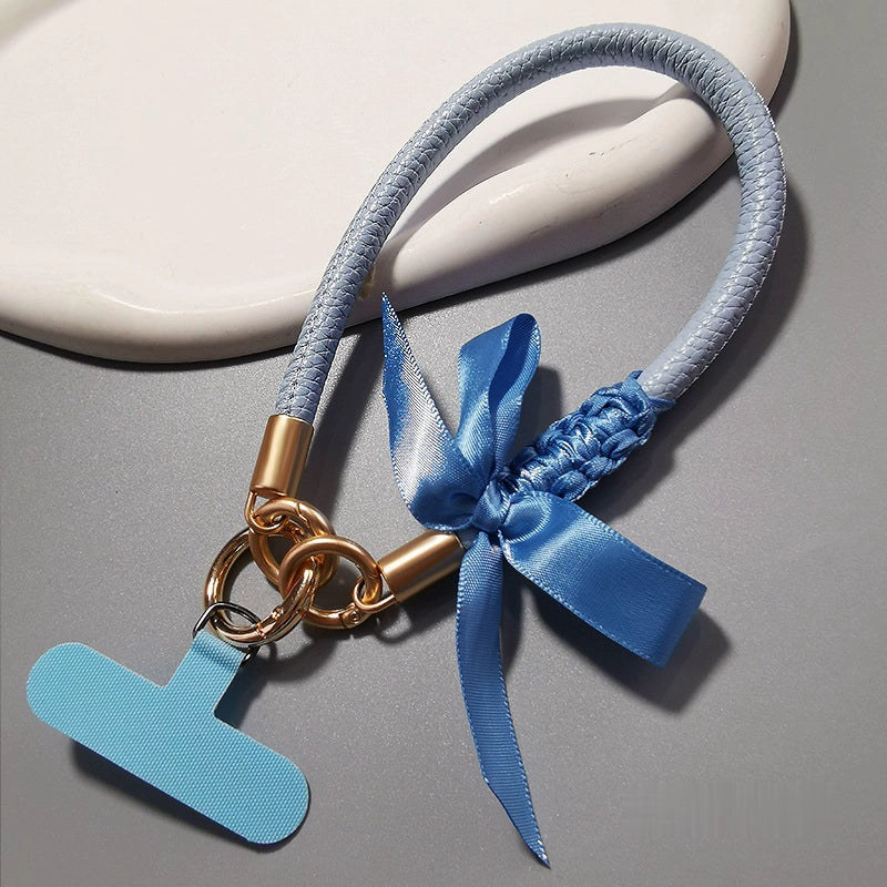 Elegant Bows | Leather Phone Strap