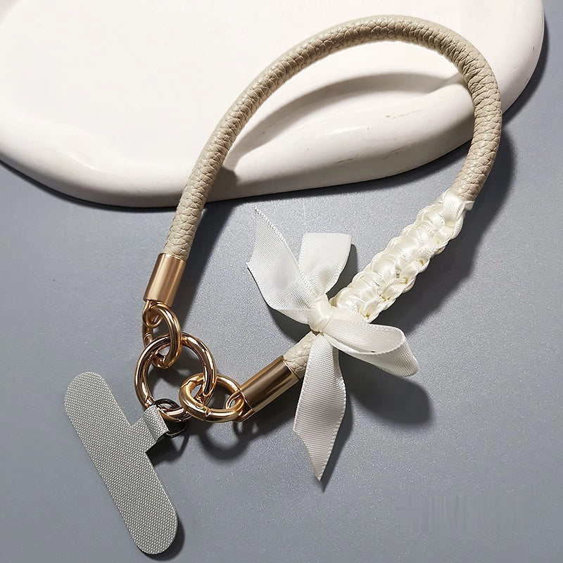 Elegant Bows | Leather Phone Strap