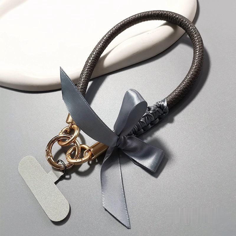 Elegant Bows | Leather Phone Strap