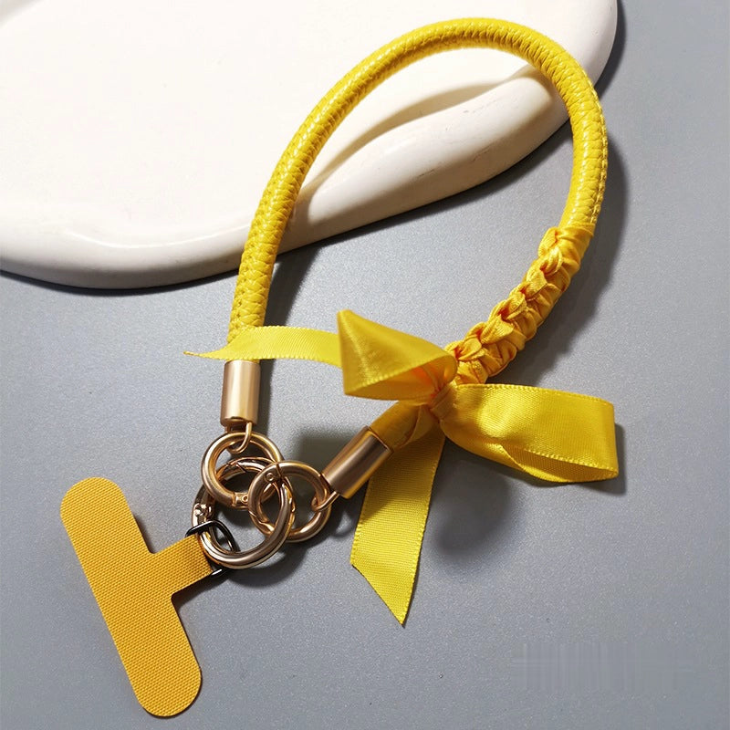 Elegant Bows | Leather Phone Strap