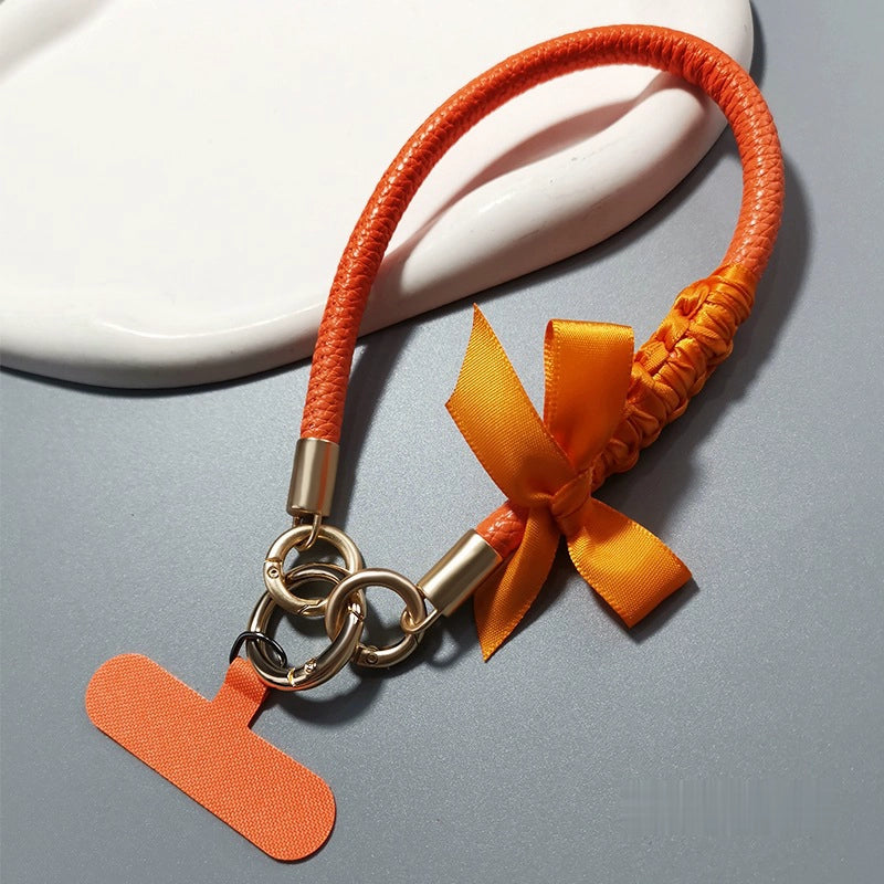 Elegant Bows | Leather Phone Strap