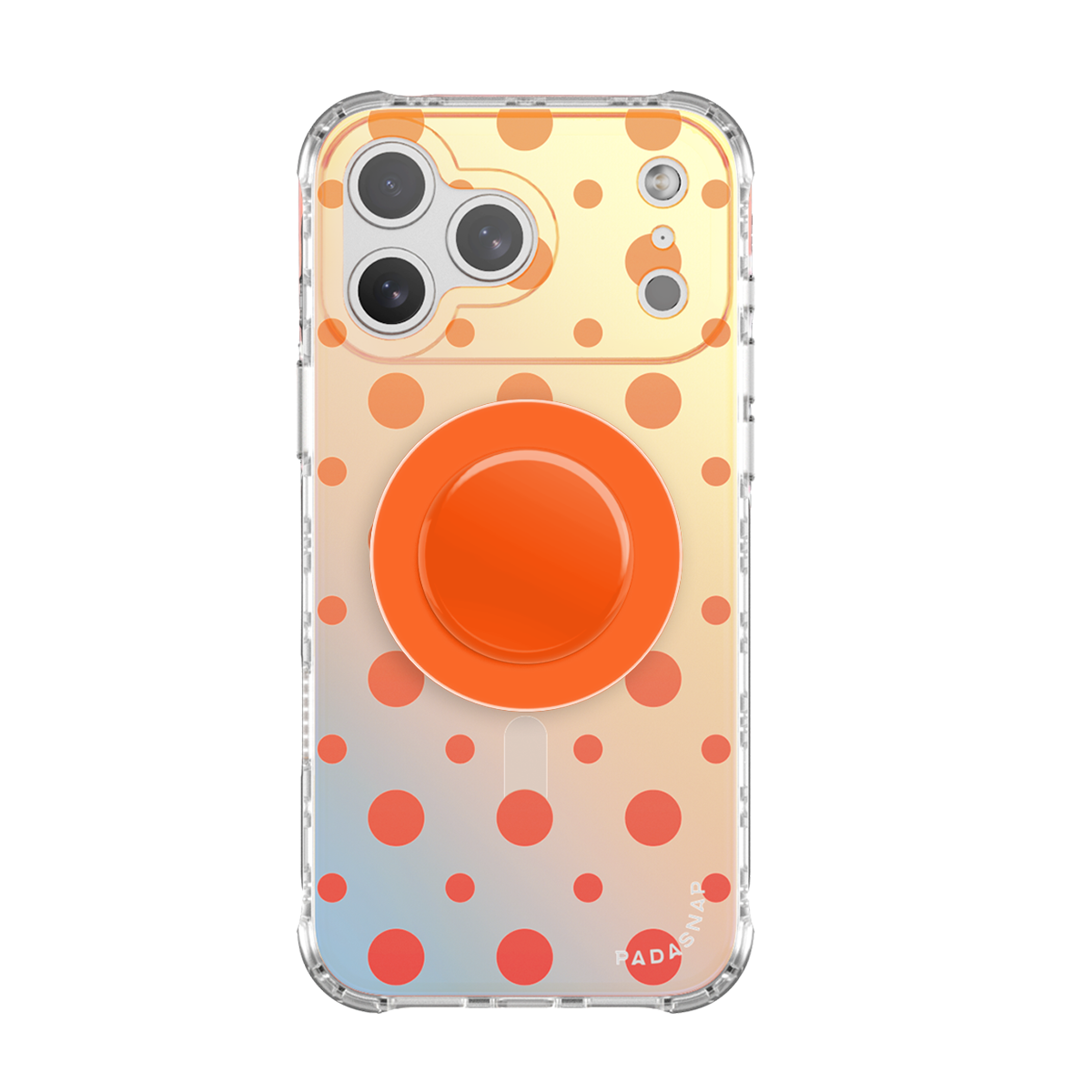 Cider Polka｜Orange MagSafe Phone Case Grip Set