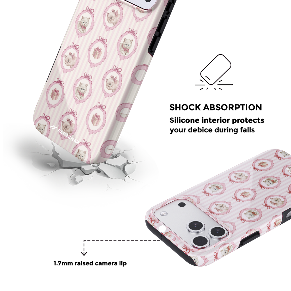 Festive Felines MagSafe Phone Case Grip Set
