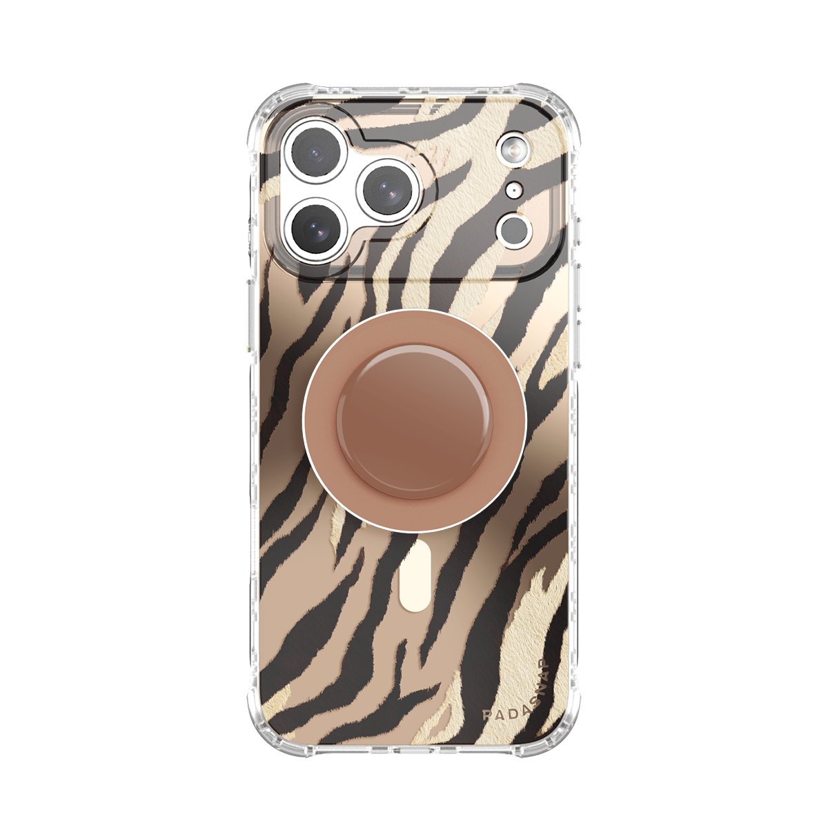 Golden Roar | Black MagSafe Phone Case Grip Set