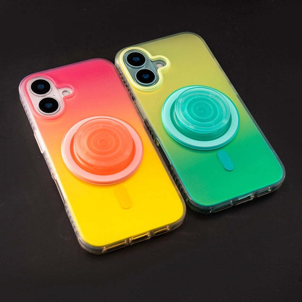 Neon Vibes｜Frosted MagSafe Phone Case Grip Set