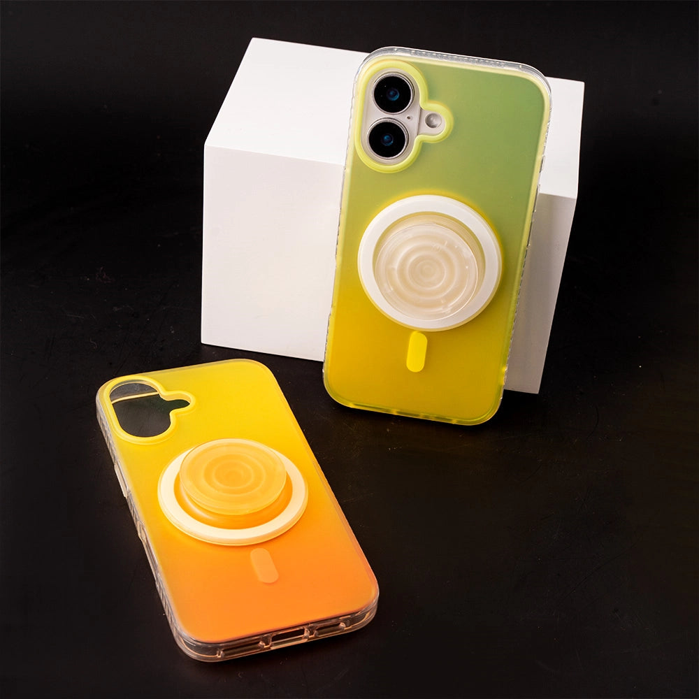 Neon Vibes｜Frosted MagSafe Phone Case Grip Set