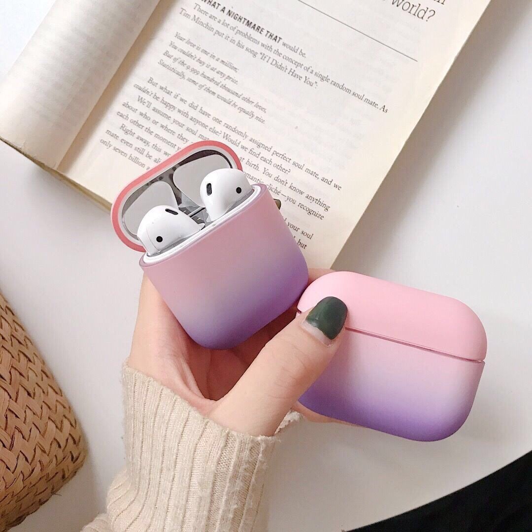 Gradient Rainbow Color AirPods Case