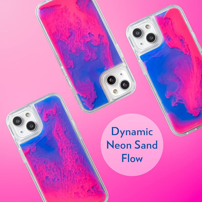 Flowing Neon Sand Liquid Luminous Phone Case