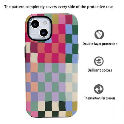 Colorful Plaid Phone Case