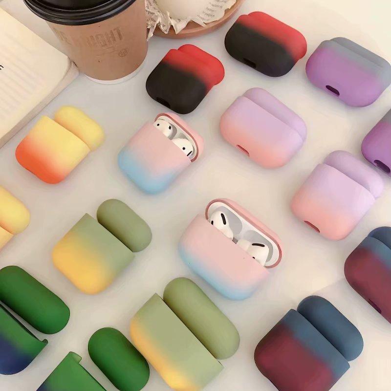 Gradient Rainbow Color AirPods Case