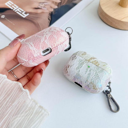 Iridescent Lace Airpods Case