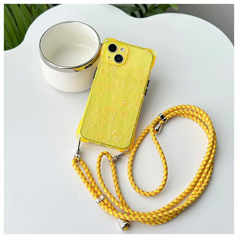 Jelly Phone Case Crossbody Strap Set