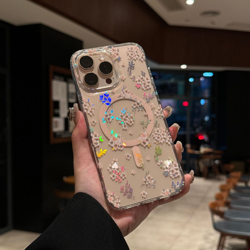 Floral Sea | Clear MagSafe Phone Case