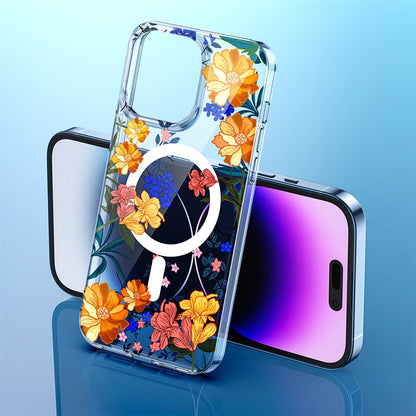 Flower Day | Clear MagSafe Phone Case